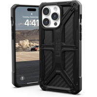 чехол Urban Armor Gear для iPhone 15 Pro Max, Monarch, carbon чёрный