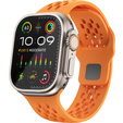 Силіконовий ремінець для Apple Watch 1/2/3/4/5/6/7/8/SE/ULTRA 42/44/45/49MM, помаранчевий