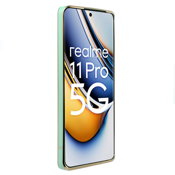 Чехол для Realme 11 Pro 5G / Pro+ 5G, Glamour CamShield, мятный