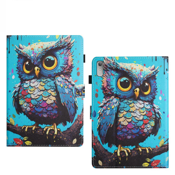 Чехол до Lenovo Tab P11 Gen 2, owl