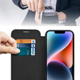 Откидной чехол для iPhone 15 Pro, RFID Wallet MagSafe CamShield, чёрный