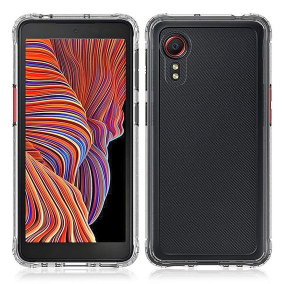 Чехол до Samsung Galaxy Xcover 5, Fusion Hybrid, прозрачный