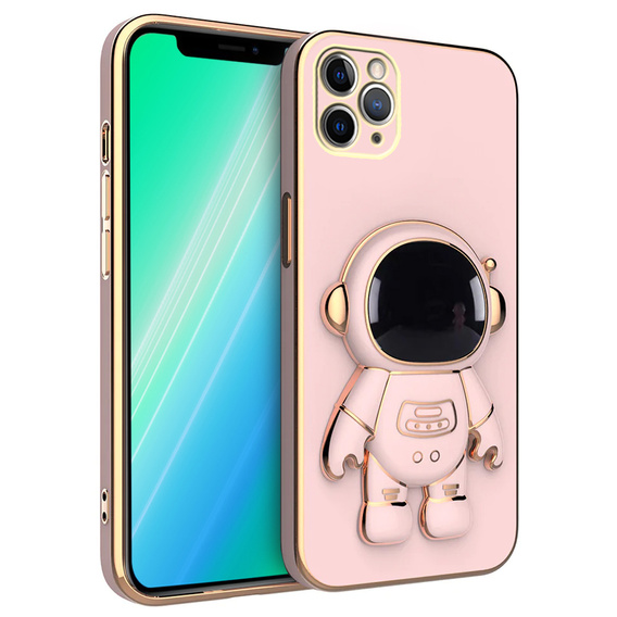 Чoхол до iPhone 12 Pro Max, Astronaut, рожевий