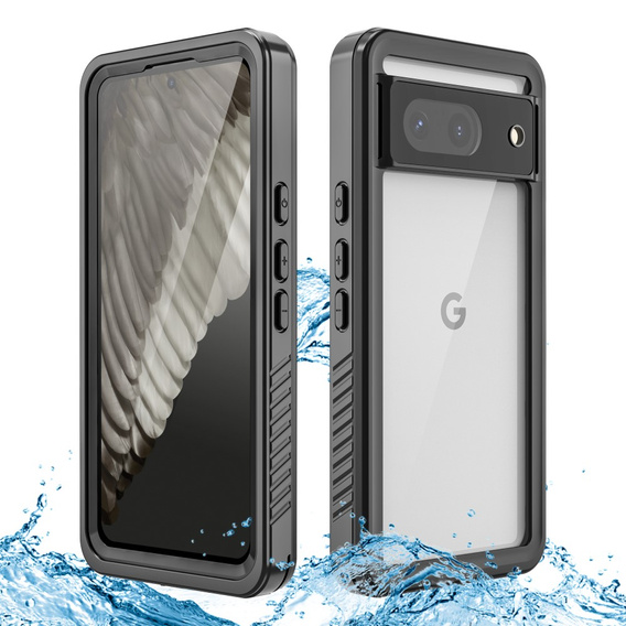 Водонепроницаемый чехол IP68 для Google Pixel 8, чёрный