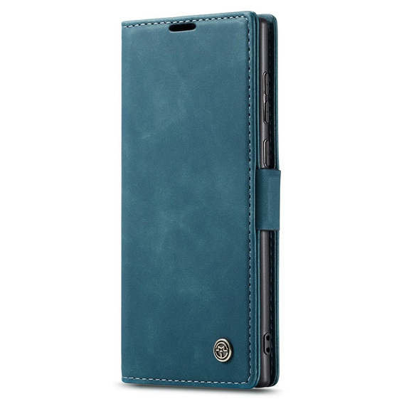 Чехол CASEME для Samsung Galaxy S22 Ultra, Leather Wallet Case, зелёный