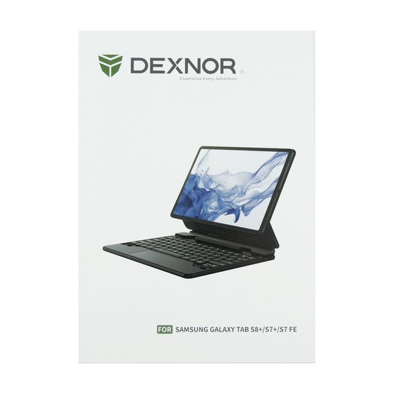 Чехол-клавиатура для Samsung Galaxy Tab S10+/ S9+/ S8+/ S7+/ S7 FE, Dexnor Magnetic Keyboard Touchpad, синий
