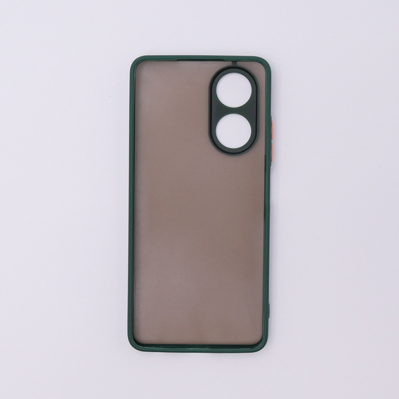 Тонкий корпус для Oppo A78 5G, Slim, прозрачный / зелёный