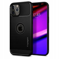 Чoхол Spigen до iPhone 12/12 Pro, Rugged Armor, чорний