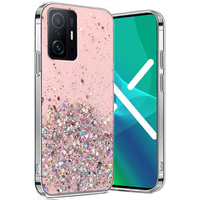 Чехол до Xiaomi 11T / 11T Pro, Glittery, розовый