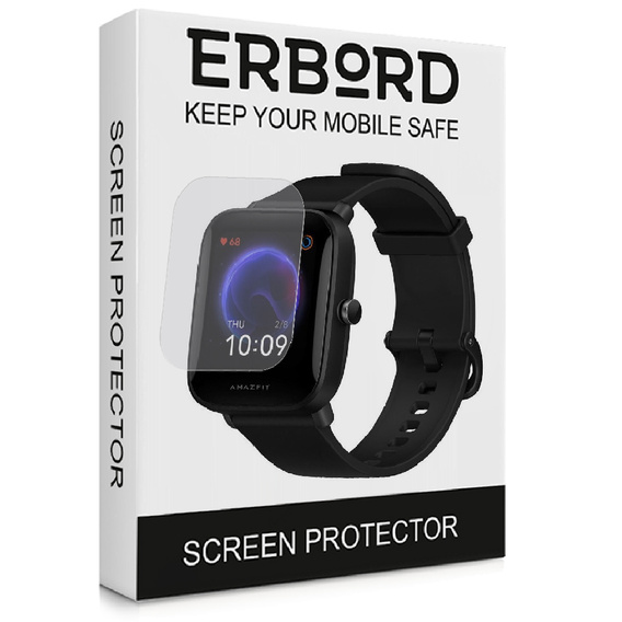 3x Гидрогелевая фольга ERBORD для Amazfit Bip U Pro