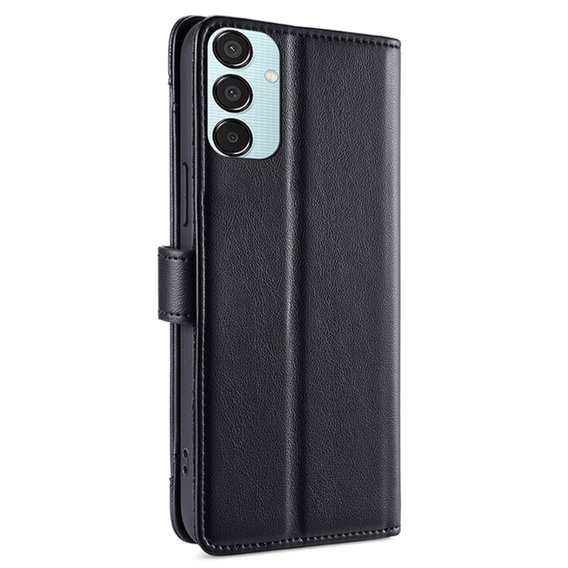 Откидной чехол для Samsung Galaxy M15 5G, Wallet Zipper Pocket, чёрный