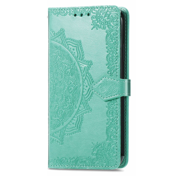 Откидной чехол для Xiaomi 12T / 12T Pro, Mandala, зелёный