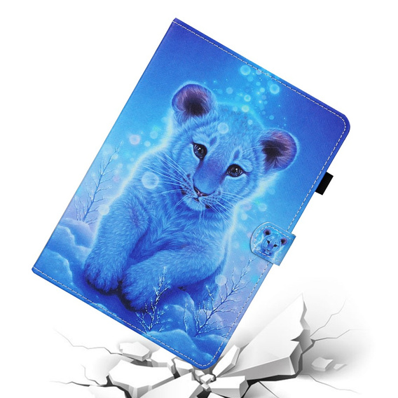 Чехол до Samsung Galaxy Tab A9 X110 / X115, tiger