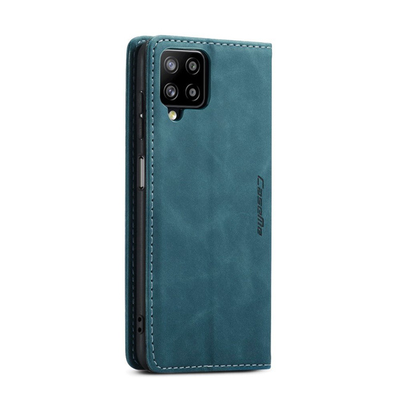 Чехол CASEME для Samsung Galaxy A12 / M12 / A12 2021, Leather Wallet Case, синий