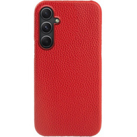 Кожаный чехол для Samsung Galaxy A54, Genuine Leather, красный