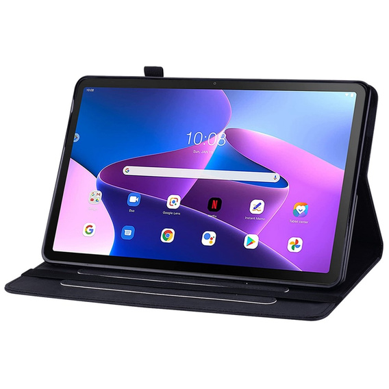 Чехол для Lenovo Tab M10 10.1 Gen 3, Wallet Pen Slot, чёрный