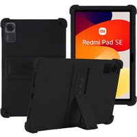 Силиконовый чехол для Xiaomi Redmi Pad SE 11", Impact, бронированный, чёрный