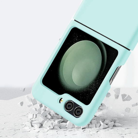 Силіконовий чохол для Samsung Galaxy Z Flip5 5G, м'ятний зелений
