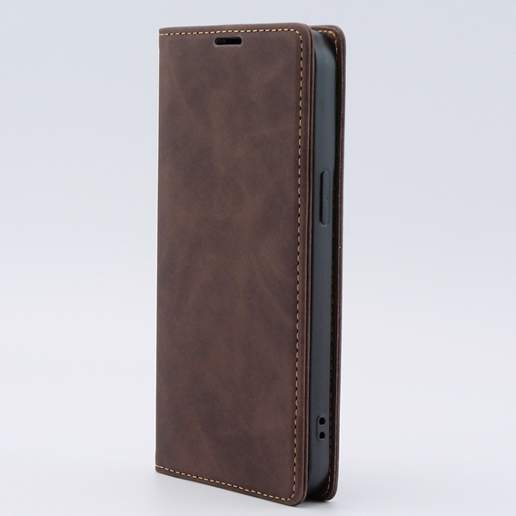 Чохол для iPhone 15 Pro Max, ERBORD Vintage, гаманець з клапаном, кава