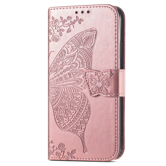 Чохол-книжка для Samsung Galaxy M23 5G / M13, Butterfly, рожевий rose gold