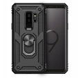 Бронированный Чехол до Samsung Galaxy S9+ Plus, Nox Case Ring, чёрный