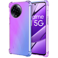 Чохол для Realme 11 5G, Gradient Dropproof, Фіолетовий / синій