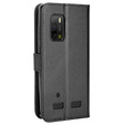 Откидной чехол для Ulefone Armor X10 / X10 Pro, Wallet Smart Magnet Case, чёрный