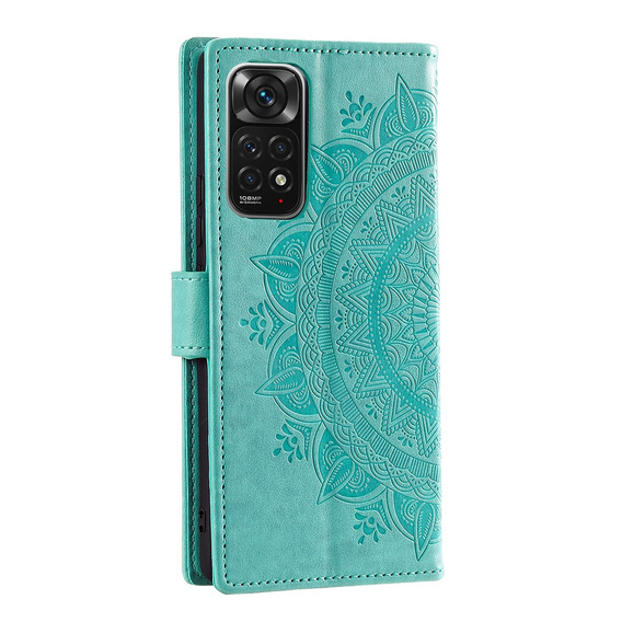 Чохол-книжка для Xiaomi Redmi Note 11/11S, Mandala, зелений