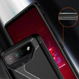 Чехол до Asus ROG Phone 7 5G, Carbon Gel, чёрный