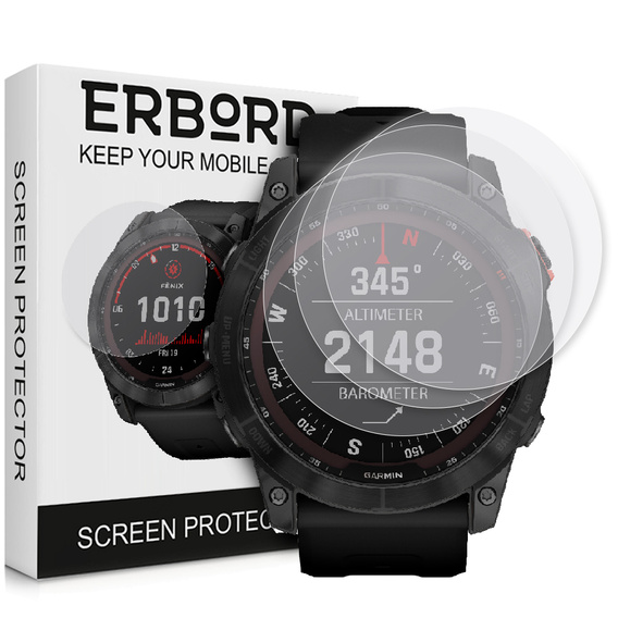 3x Гидрогелевая фольга ERBORD для Garmin Fenix 7