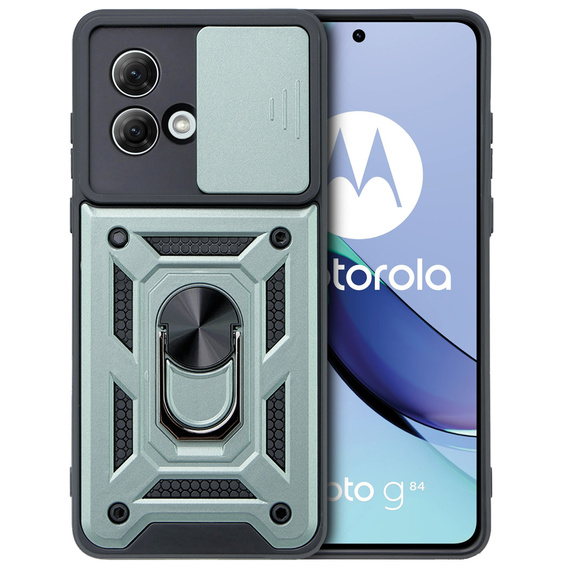 Чехол NOX Camera Slide Motorola Moto G84 5G, CamShield Slide, зеленый