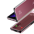 Чехол до Samsung Galaxy Z Fold3 5G, Clear View, розовый rose gold