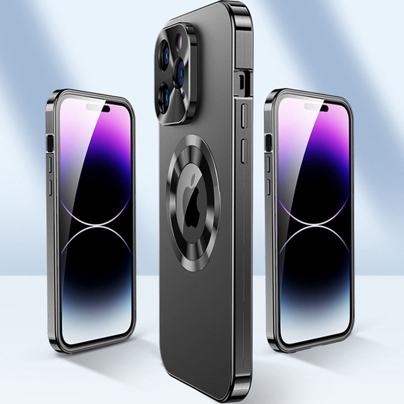 Чохол для iPhone 12 Pro, Dual Glass, для Magsafe, чорний