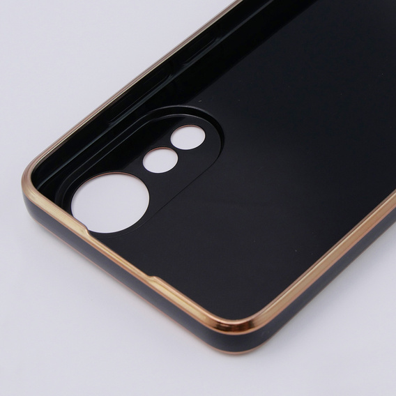 Чехол для Oppo A78 4G, Glamour CamShield, чёрный