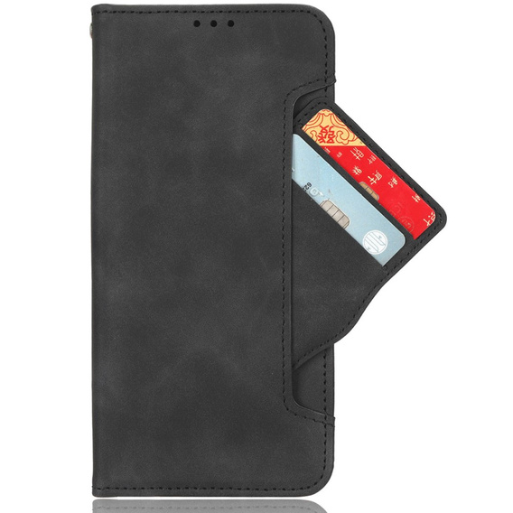 Откидной чехол для Xiaomi Redmi 13, Card Slot, чёрный