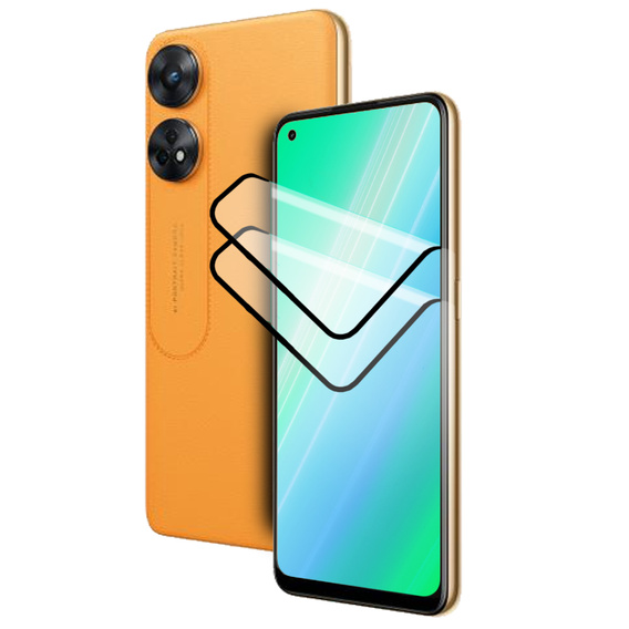 2x Гібридне скло ERBORD Ceramic для Oppo Reno8 T 4G