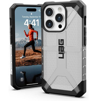 чохол Urban Armor Gear для iPhone 15 Pro, Plasma, прозорий / чорний