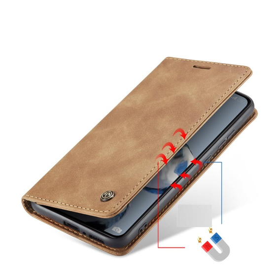 Чохол-сумка для Xiaomi 12T / 12T Pro, Leather Wallet Case, коричневий