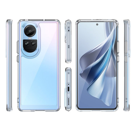 Чoхол до Oppo Reno 10 / 10 Pro, Fusion Hybrid, прозорий