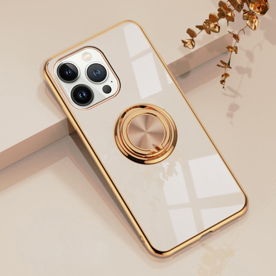 Чехол до iPhone 13 Pro, Electro Ring, золотой