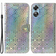Откидной чехол для Oppo A17, Wallet mandala, серый
