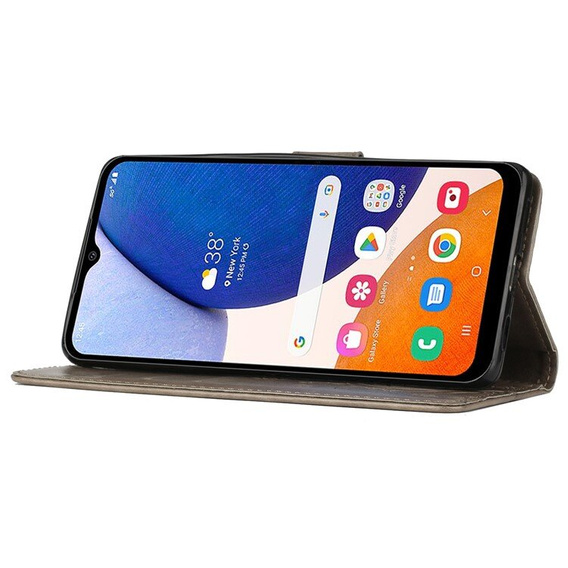 Откидной чехол для Samsung Galaxy A55 5G, Wallet, Butterfly, фиолетовый