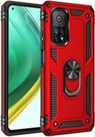 Бронированный Чехол до Xiaomi Mi 10T/Mi 10T Pro, Nox Case Ring, красный