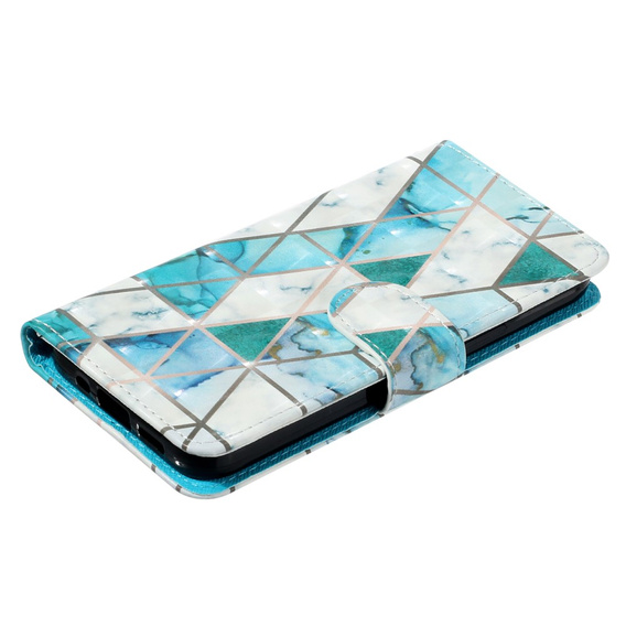 Чохол-книжка для Samsung Galaxy A35 5G, Wallet, Marble зелений