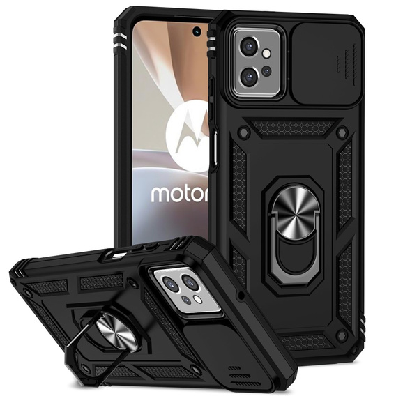 Чохол NOX Camera Slide Motorola Moto G32, CamShield Slide, чорний