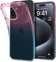 Чoхол Spigen до iPhone 15 Pro, Liquid Crystal Glitter, прозорий