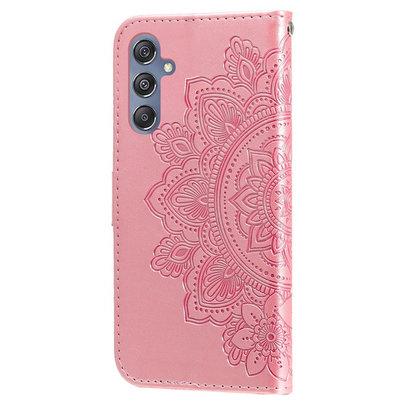 Откидной чехол для Samsung Galaxy M34 5G, Mandala Flower, розовый