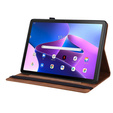 Чехол для Lenovo Tab M10 Plus 10.6 Gen 3 TB-125F TB-128F, Butterfly, коричневый