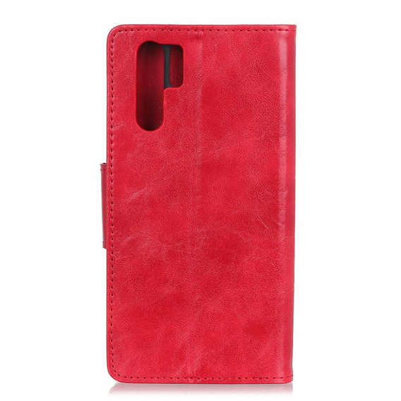 Откидной чехол для Huawei P30 Pro, Split Leather Wallet, красный