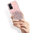 Чoхол до Oppo Reno7 Lite 5G, Glittery, рожевий